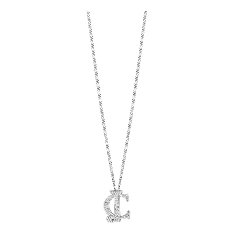 Custom Charm Necklaces For Personalized Designs-Forward Women Silver Necklace