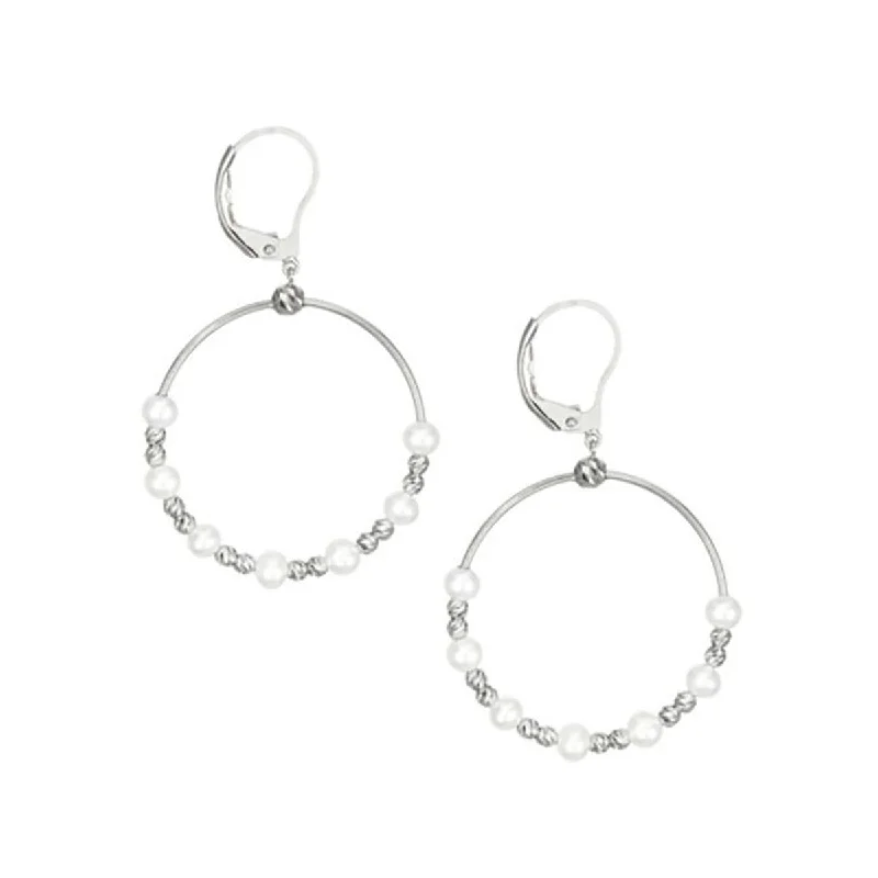 Beautiful Dangle Earrings For Formal Occasions-Debut Pearl Earrings