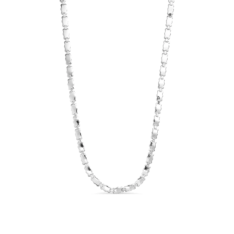 Trendy Bar Necklaces For Casual Looks-Stainless Steel Necklace / NKJ0014