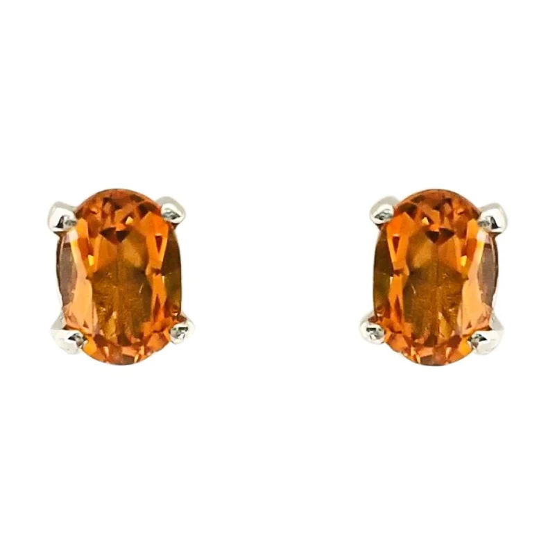 Chunky Hoop Earrings For Everyday Wear-Citrine Stud Earrings