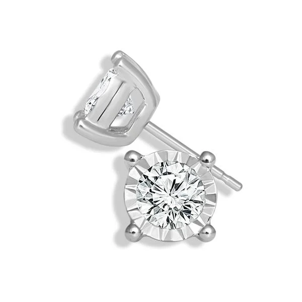 Fashionable Earrings For Day-to-Night Looks-1/10ctw Endless Sparkle Diamond Stud Earrings