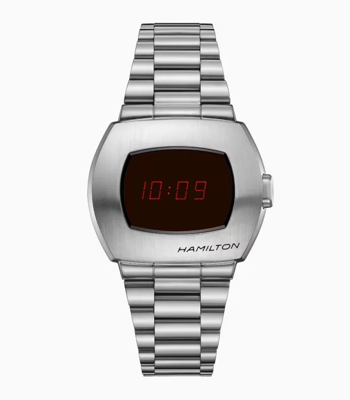 Watches For Minimalist Jewelry Lovers-Hamilton -American Classic PSR Digital Quartz