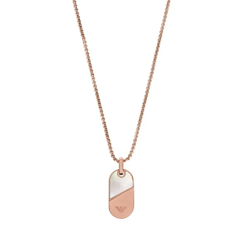 Beautiful Rose Gold Necklaces For Elegant Wear-Women Couples Rose Gold Necklace