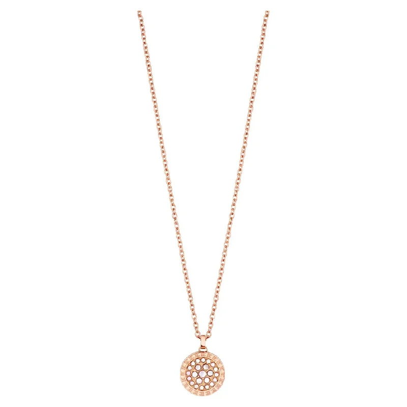 Layered Pearl Necklaces For Bridal Fashion-Stella Women Rose Gold Necklace