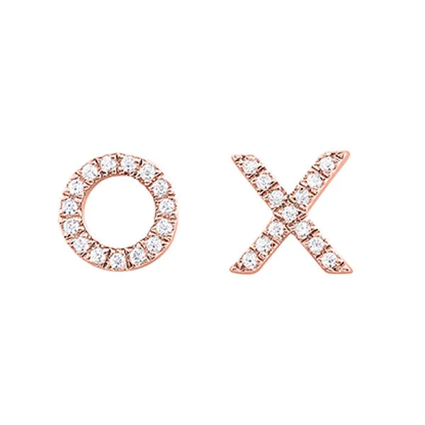 Stylish Hoop Earrings For Modern Looks-10K Rose Gold Stud Earrings