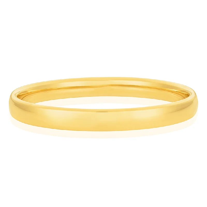 Bangles For Mother’s Day-9ct Gold Bangle 65mm x 8mm