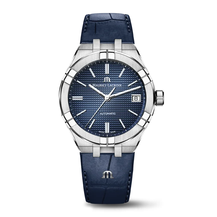 Watches With Feather Accents-AIKON AUTOMATIC DATE 39MM