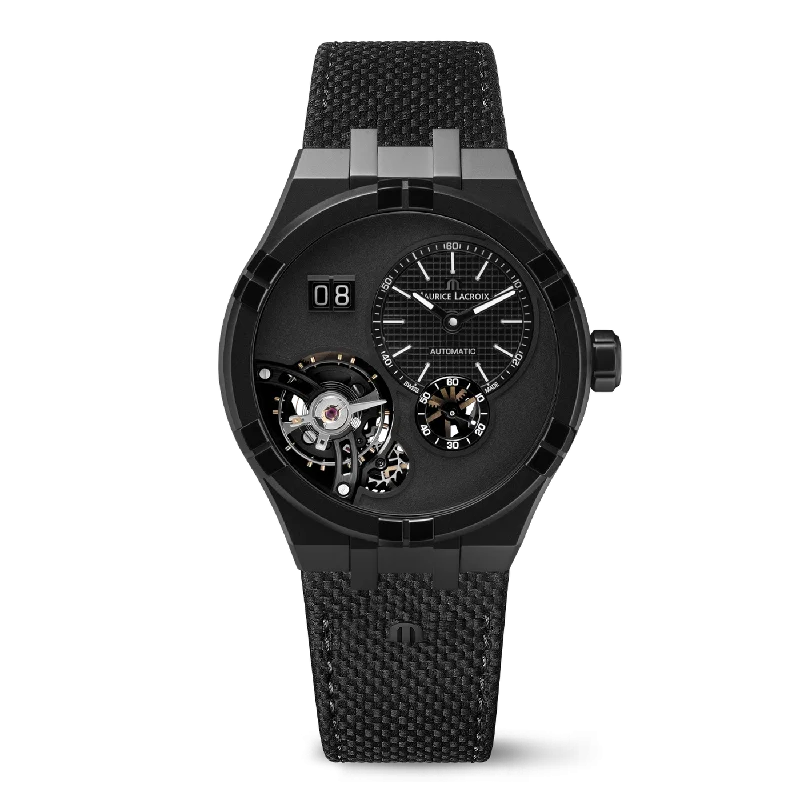 Watches With Geometric Shapes-AIKON MASTER GRAND DATE BLACK