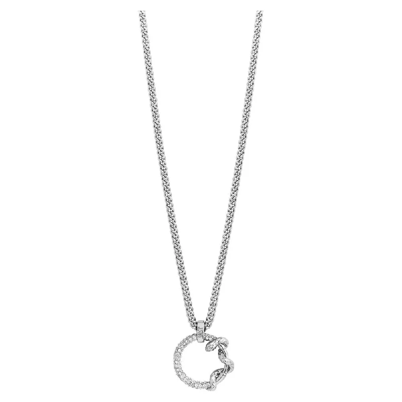 Gorgeous Diamond Necklaces For Brides-Enchanting Women Silver Necklace