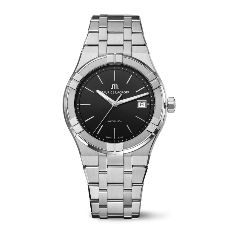 Watches With Love Messages-AIKON QUARTZ DATE 40MM