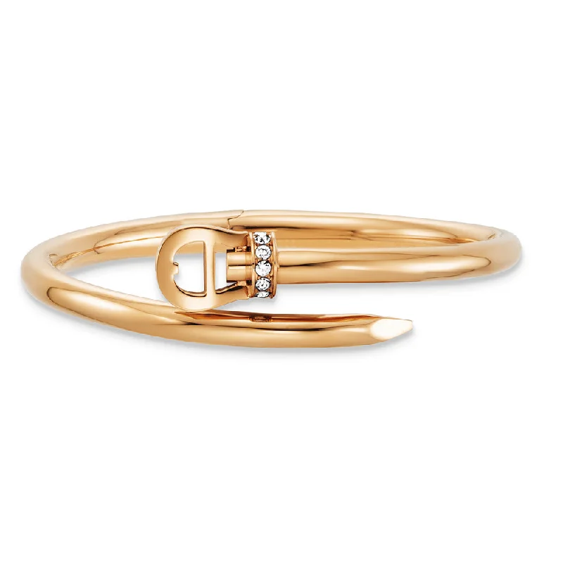 Bangles With Square Shapes-Women Rose Gold Bangle