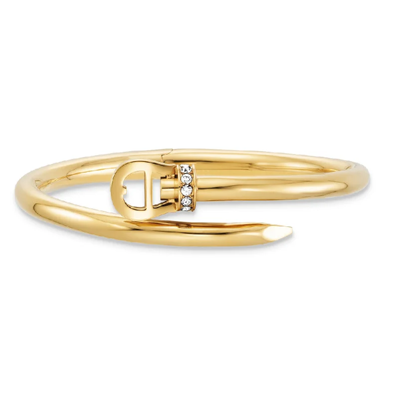 Bangles With Flower Shapes-Women Gold Bangle