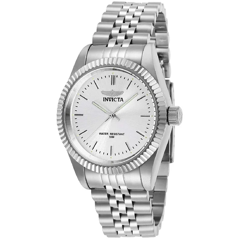 Watches For Bridesmaids-Invicta 29396 Women's Specialty Silver Tone Bracelet Quartz Watch