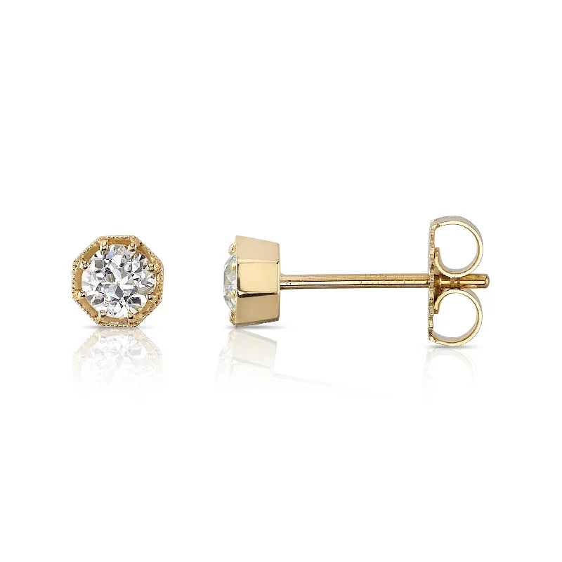 Beautiful Dangle Earrings For Bridal Wear-GEMMA STUDS