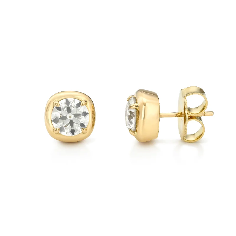 Classic Gold Hoop Earrings-CORI STUDS