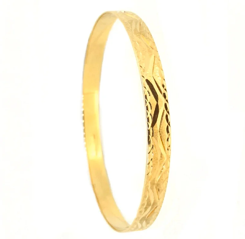 Bangles With Luxe Touch-14K Bangle Solid Gold