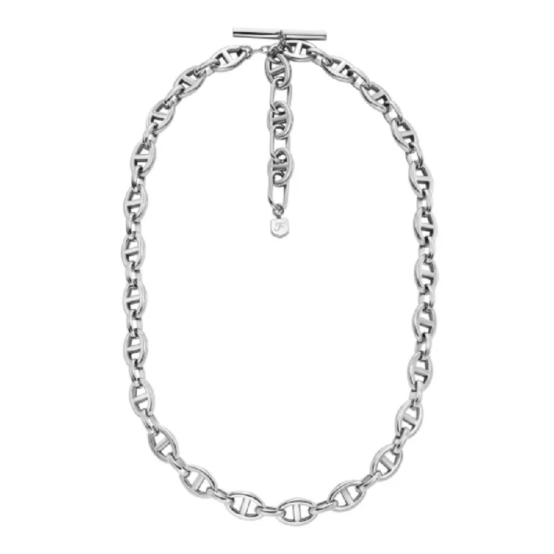 Statement Heart Shaped Necklaces For Special Days-Women Heritage Silver Necklace