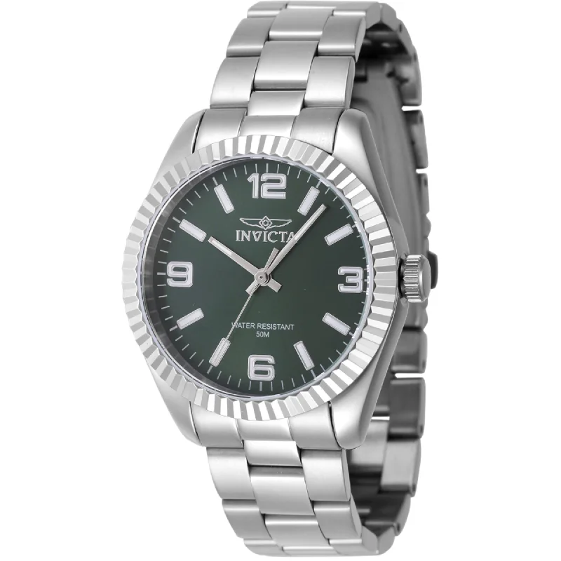 Watches With White Designs-Invicta Women's Quartz Watch - Specialty Green Dial Stainless Steel Bracelet | 47465