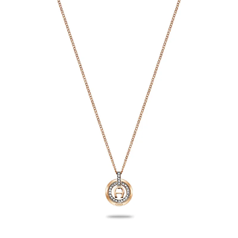 Trendy Moonstone Necklaces For Elegant Looks-Women Rose Gold Necklace