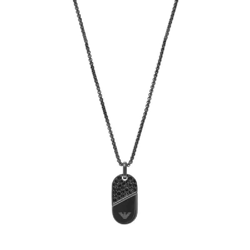 Statement Pendant Necklaces For Bold Style-Men Couples Black Necklace