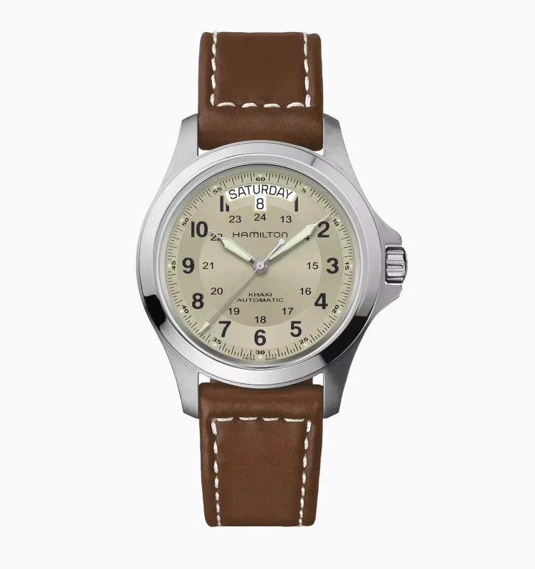 Watches For Travel Wear-Hamilton -Khaki Field King Auto