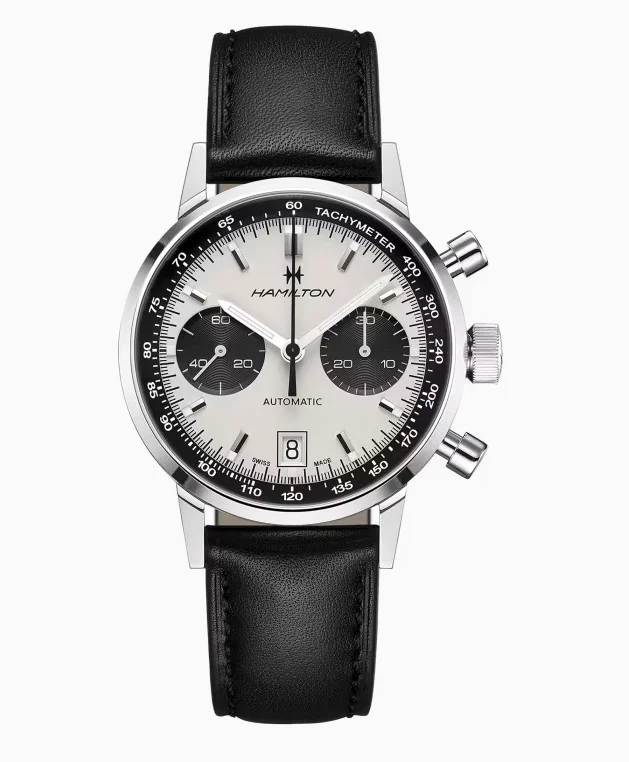 Watches With Square Shapes-Hamilton -American Classic Intra-Matic Auto Chrono