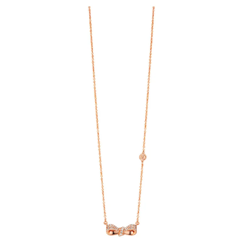 Silver Bar Necklaces For Elegant Simplicity-Women Rose Gold Necklace