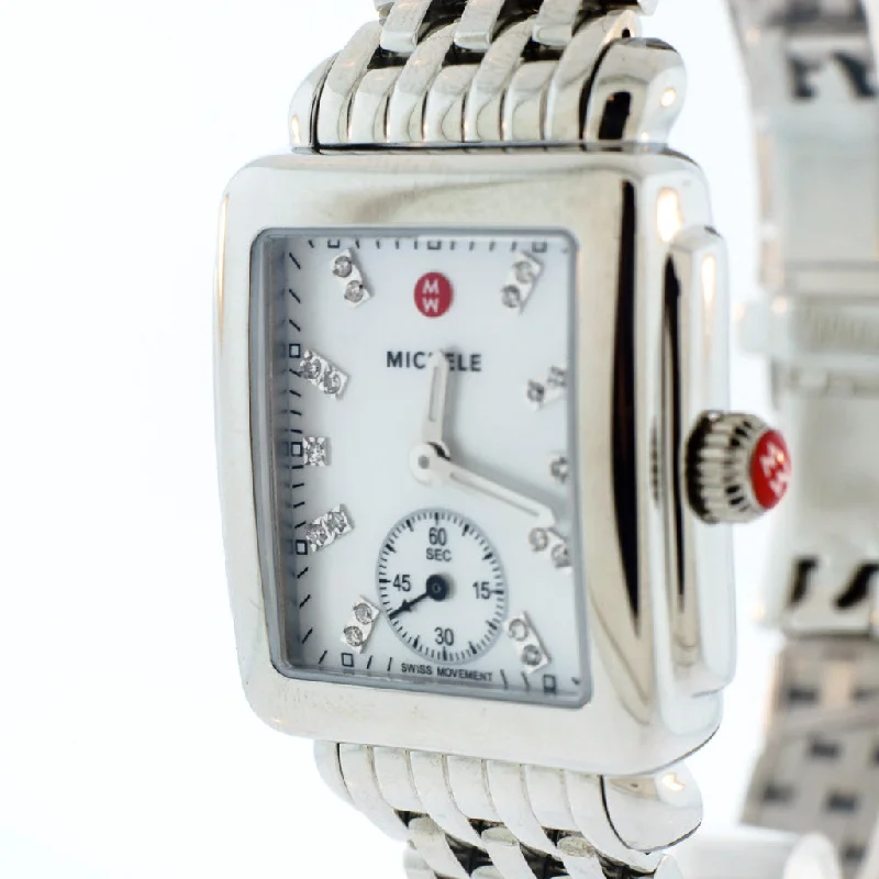 Watches For Outdoor Adventures-Deco 16 Stainless Steel with Diamonds