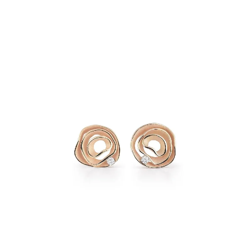 Butterfly Shaped Earrings For Cute Vibes-Dune Stud Earrings