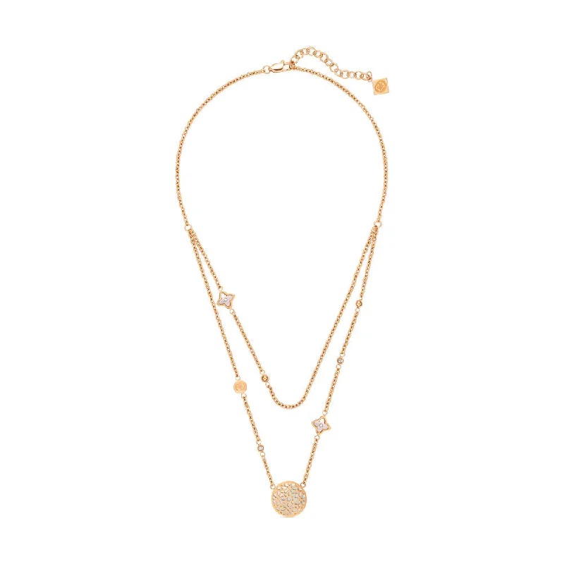 Statement Gold Chain Necklaces For Fashion-Women Rose Gold Necklace